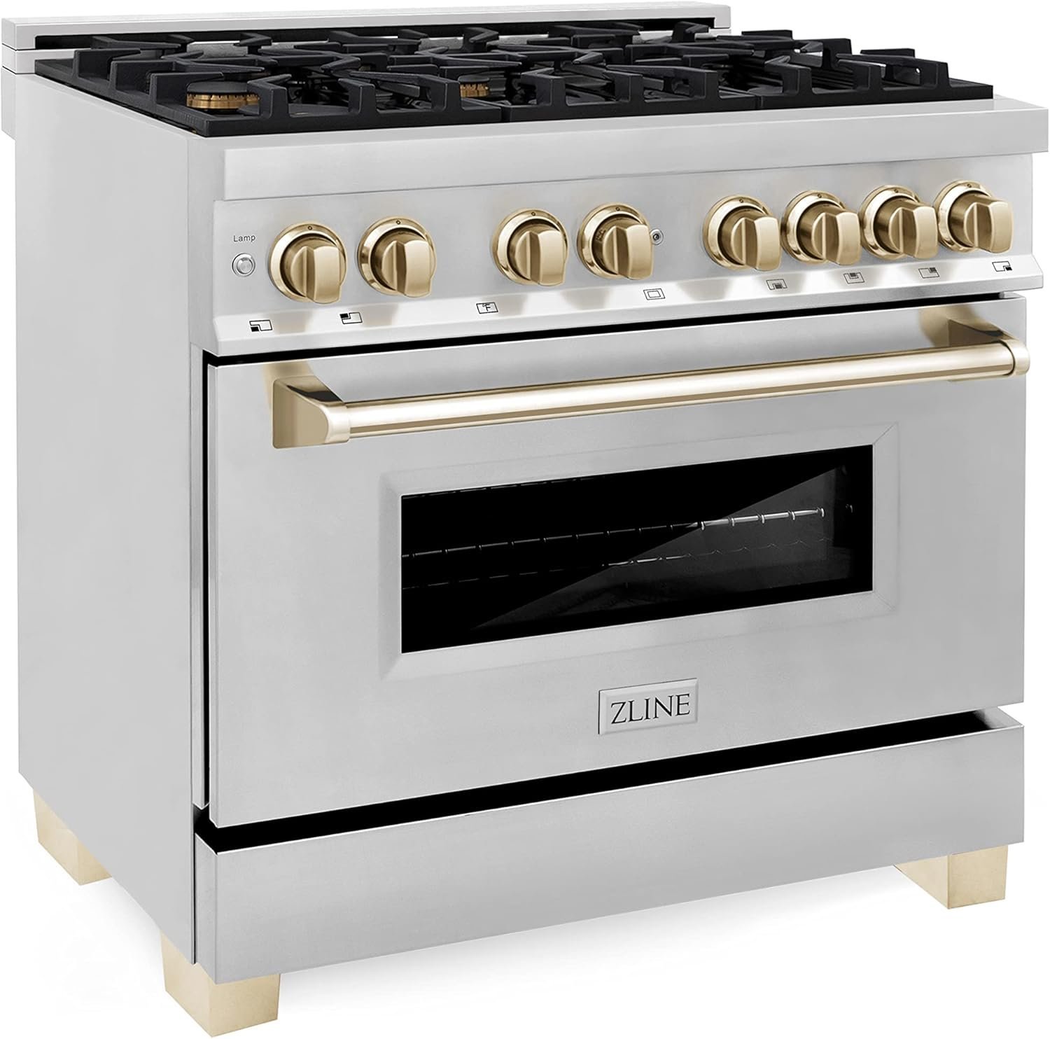 ZLINE Autograph Edition 36″ 4.6 Cu. Ft. Dual Fuel Range - Image 5