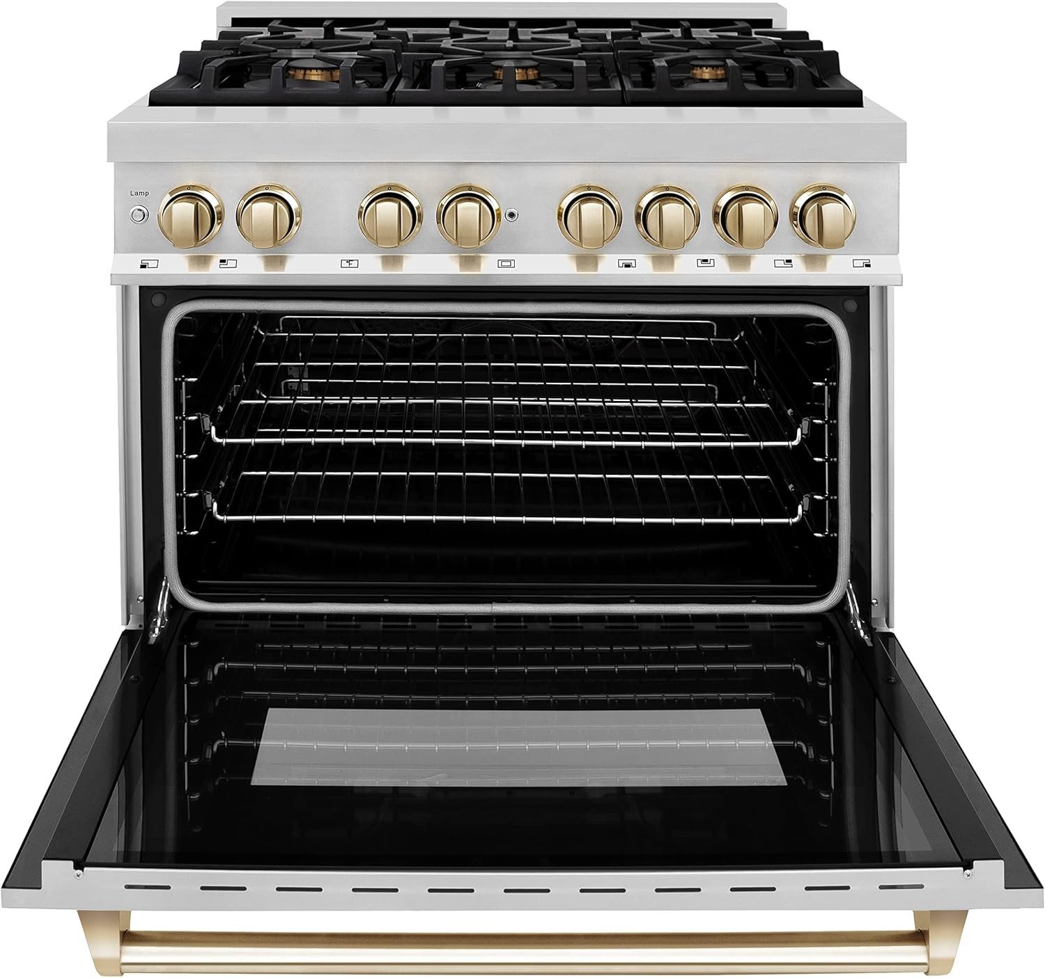 ZLINE Autograph Edition 36″ 4.6 Cu. Ft. Dual Fuel Range - Image 6