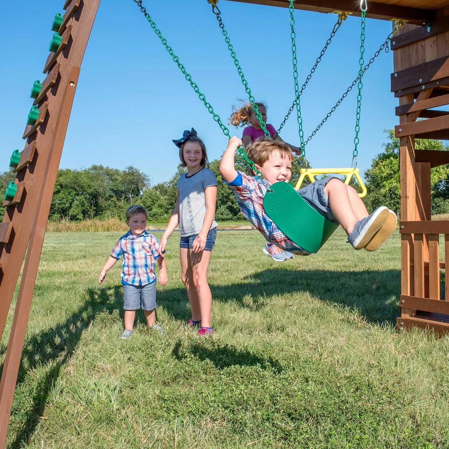Backyard Discovery Woodridge Elite Cedar Swing Set/Playset - Image 10