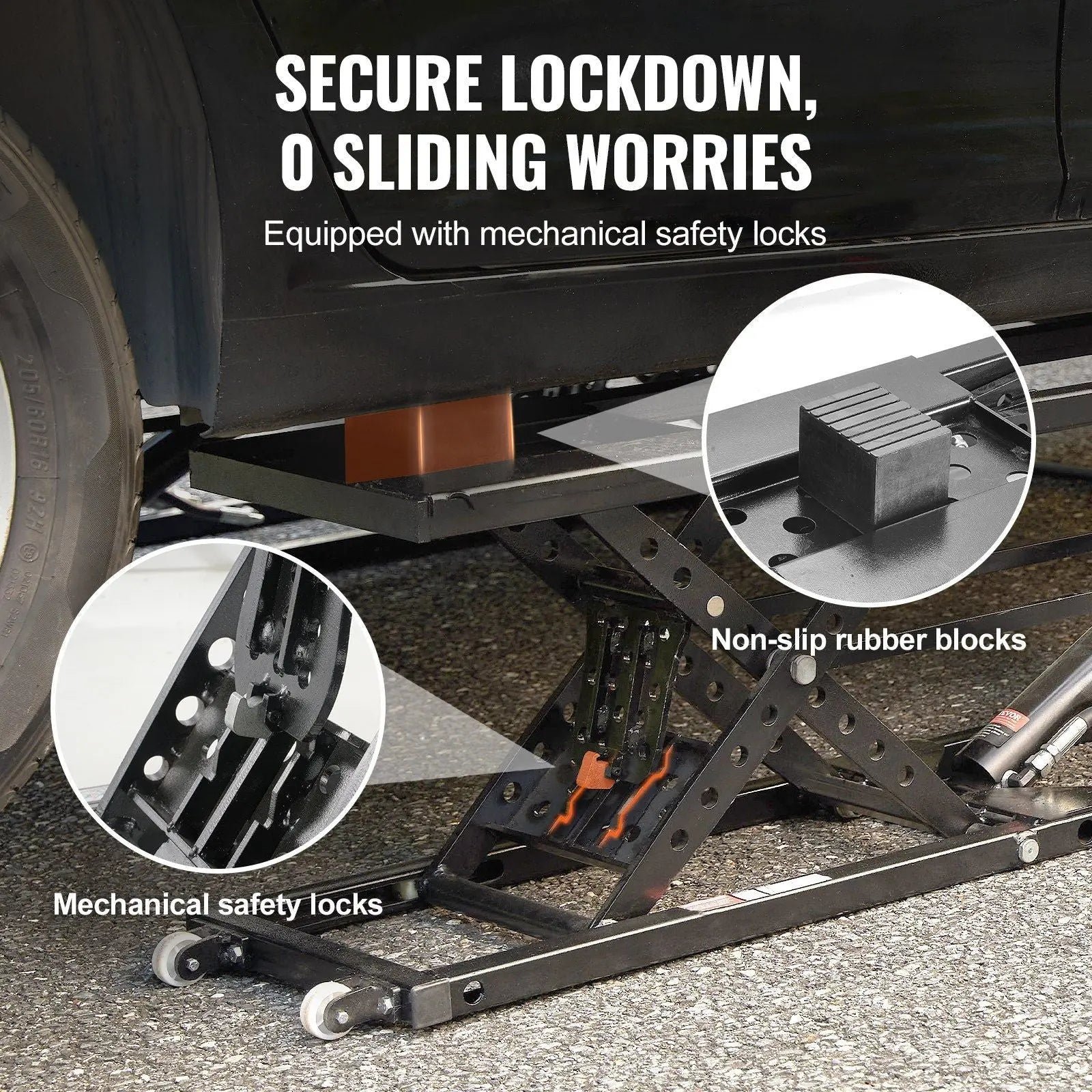 26.8″ Auto Lift for Trucks, 7000 lbs Capacity, Heavy-Duty Carbon Steel, Shop & Garage Use, DOBA-ALT7000 - Image 6
